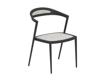 STYLETTO - Aluminium garden chair with integrated cushion by Royal Botania - view 2